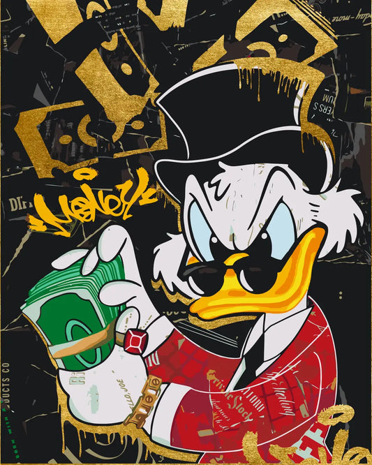 Paint by numbers - "Scrooge McDuck" 40x50 cm